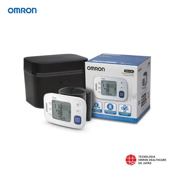 Monitor de Pressão de Pulso Omron HEM-6181