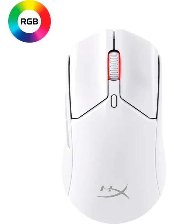 Mouse Gamer Sem Fio HyperX Pulsefire Haste 2 Branco