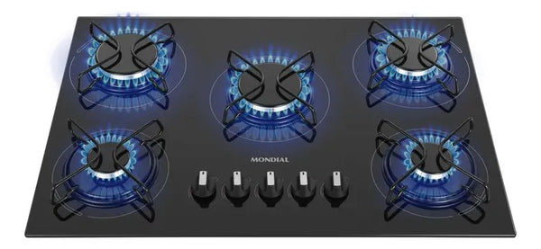 Cooktop a Gás Mondial 5 Bocas Bivolt