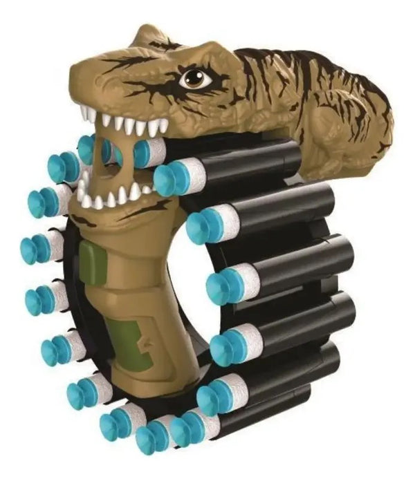 Lançador de Dardos Dinossauro com Ventosa