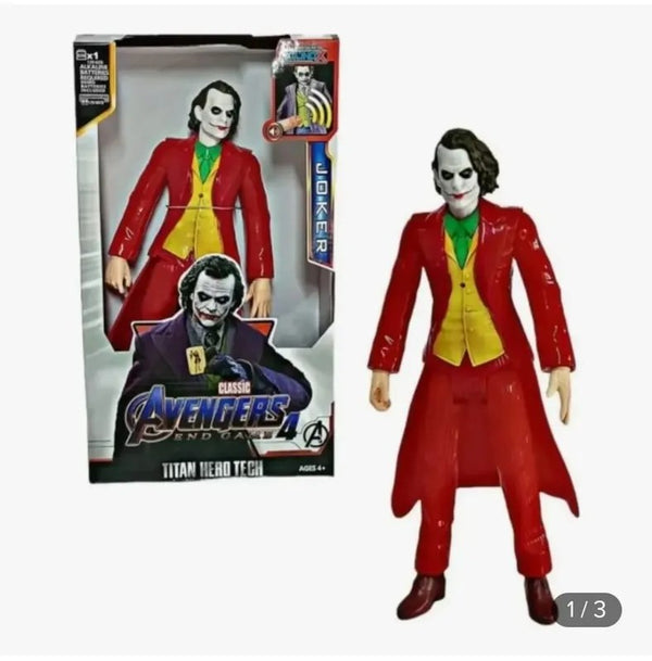 Boneco Coringa Articulado com Som 30cm