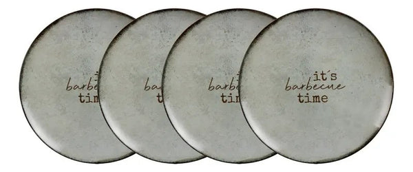 Kit 4 Pratos de Churrasco Tramontina Rustic 28cm