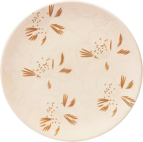 Kit 6 Pratos de Sobremesa Unni Orquídea 20cm
