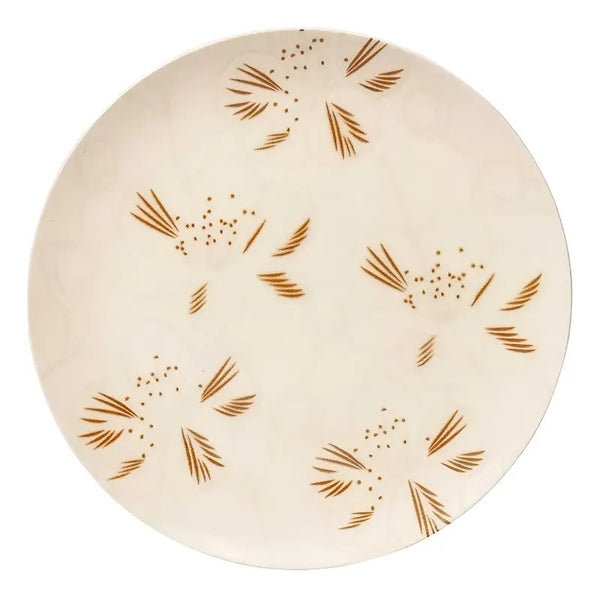 Kit 6 Pratos Rasos Oxford Unni Orquídea 26cm