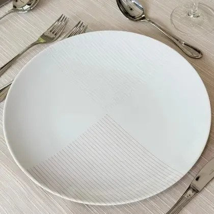 Kit 4 Pratos Rasos Tramontina Porcelana Decorada 28cm