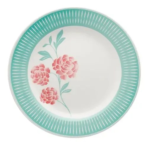 Kit 4 Pratos Rasos Oxford Bloom 24cm