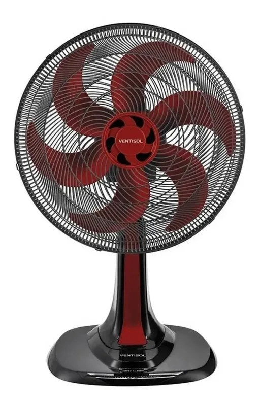 Ventilador de Mesa Ventisol Turbo 6 50cm Vermelho