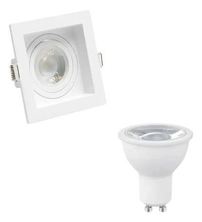 Spot de Embutir MR16 Quadrado Recuado com LED