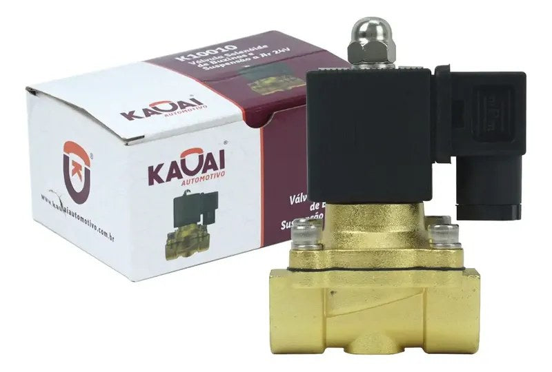 Válvula Solenoide para Buzina Marítima 1/2" 12V/24V