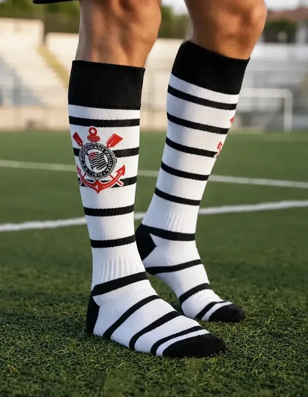 Meião Corinthians Infantil Rikam Tam 29 a 33