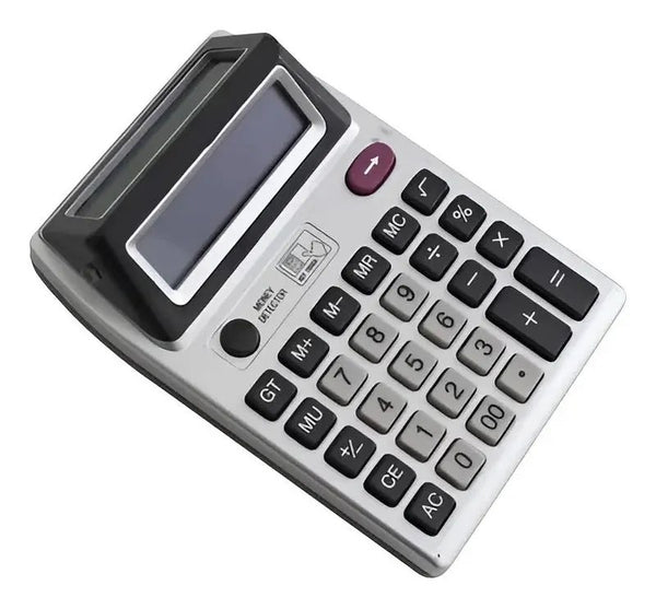 Calculadora de Mesa 12 Dígitos com Detector de Nota Falsa