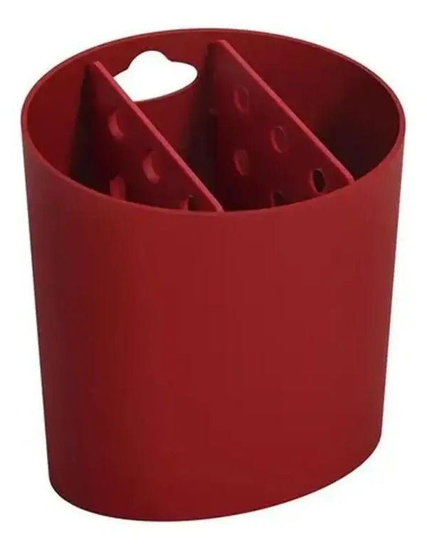 Escorredor de Talheres Coza Basic Oval Vermelho