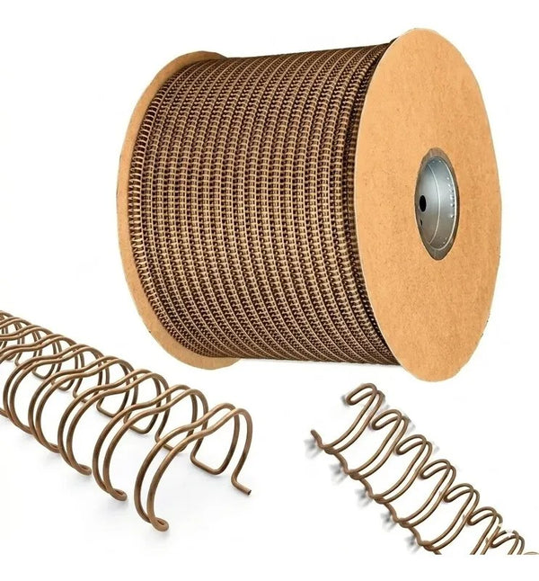 Bobina Wire-o 1 Pol. Rose Gold 4.500 Anéis