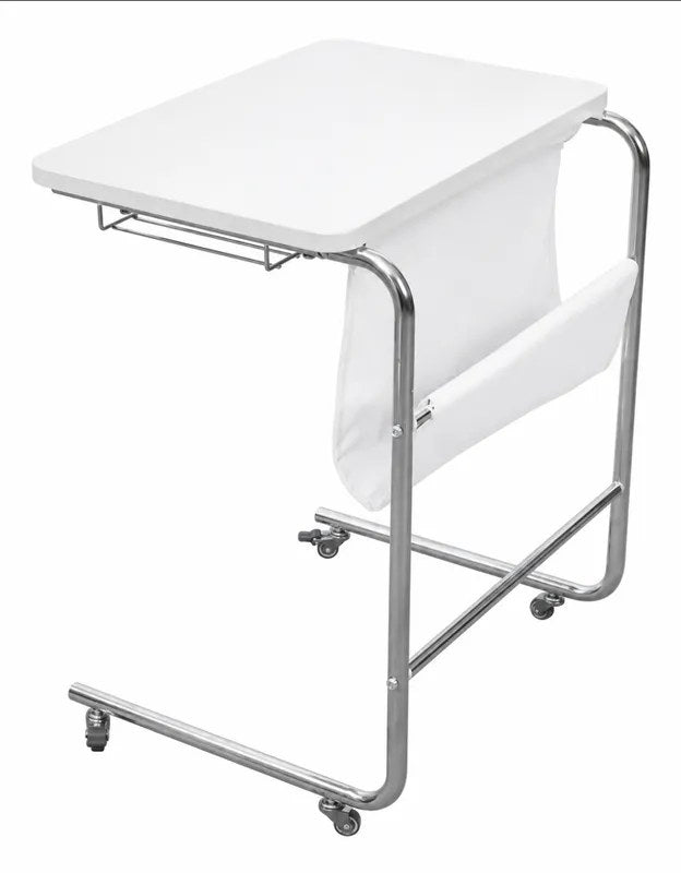 Mesa de Centro Retrô Double S com Gaveta e Rodas