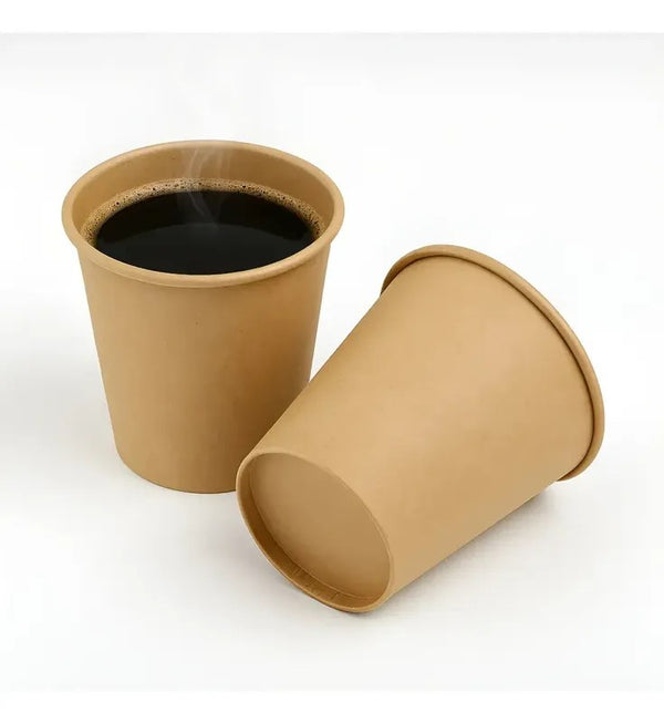 Kit 50 Copos de Papel Kraft 400ml