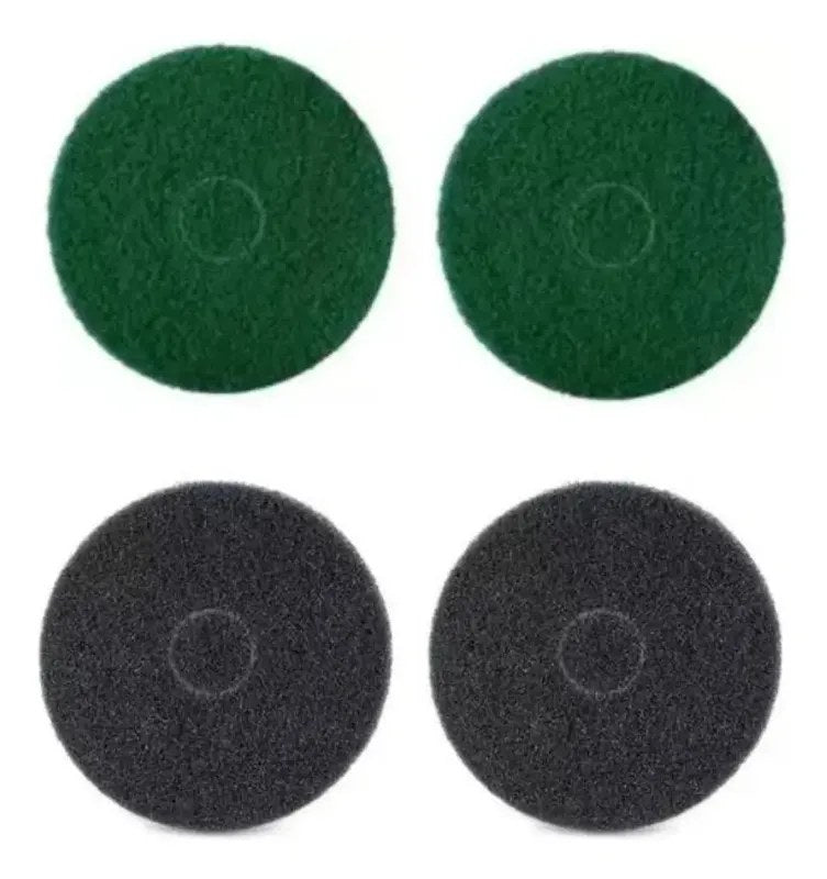 Kit 4 Discos para Enceradeira Certec 410mm