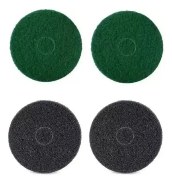 Kit 4 Discos para Enceradeira Certec 410mm