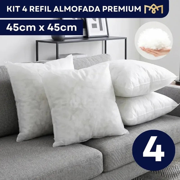 Kit 4 Almofadas 45x45cm