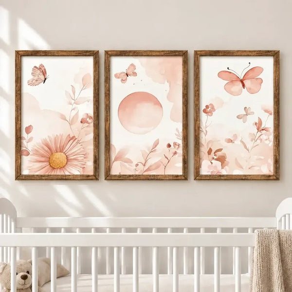 Quadros Decorativos Quarto Infantil Borboletas