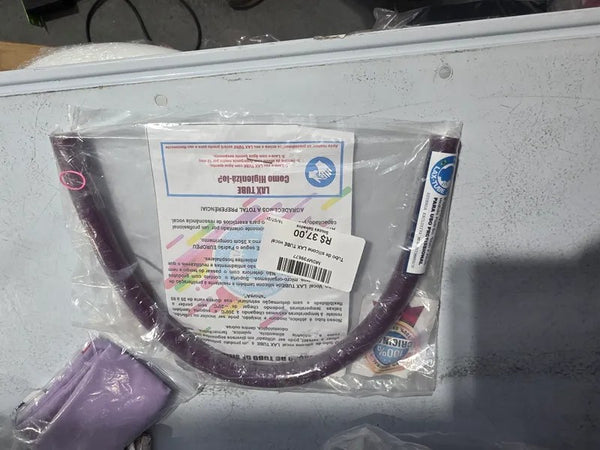 Tubo de Silicone Lax Tube para Voz Roxo