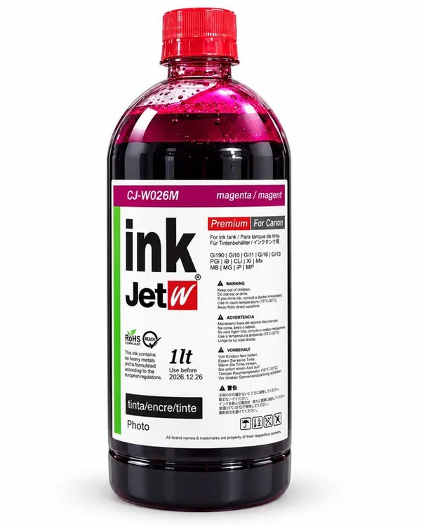 Tinta para Impressora Ink Jetw 1L Magenta