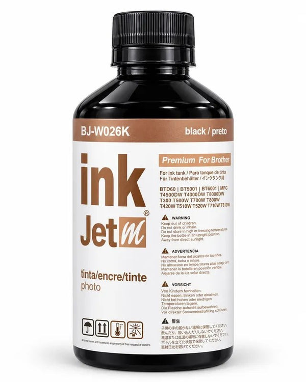 Tinta para Impressora Ink Jetw 500ml Preta