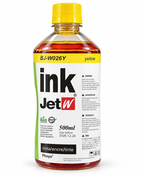 Tinta para Impressora Ink Jetw 500ml Amarela