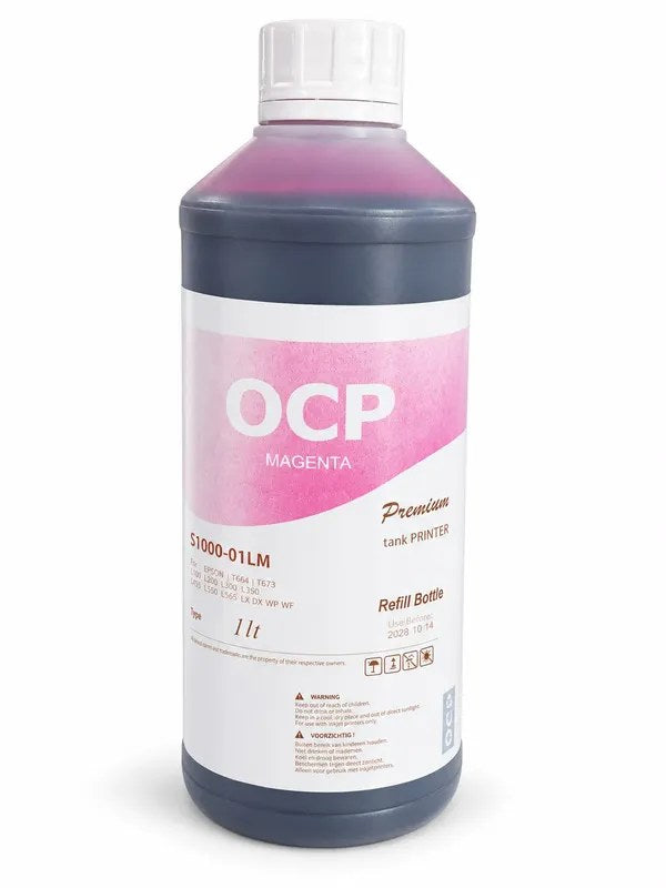 Tinta Pigmentada para Canon Magenta 1 Litro