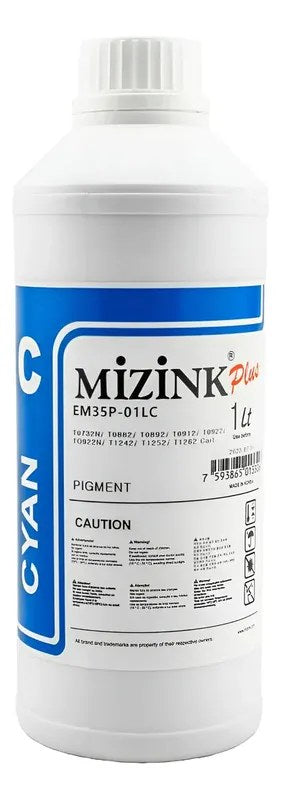 Tinta Pigmentada Mizink Plus Compatível Epson 1 Litro