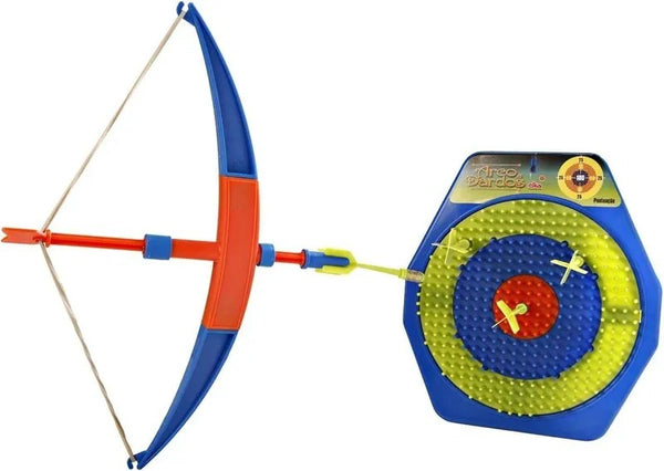 Arco e Flecha Infantil Elka com 2 Dardos e Alvo