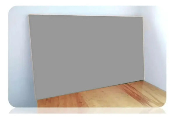 Quadro Decorativo Cinza Moldura Alumínio 80x50cm