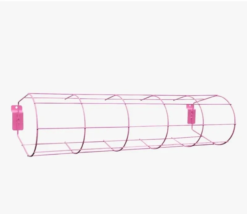Porta-Tiara Aramado de Parede Rosa 50cm