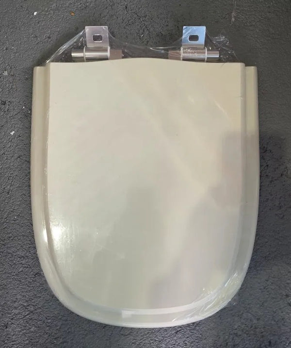 Assento Sanitário Policlass Ibiza Softclass Retangular Creme