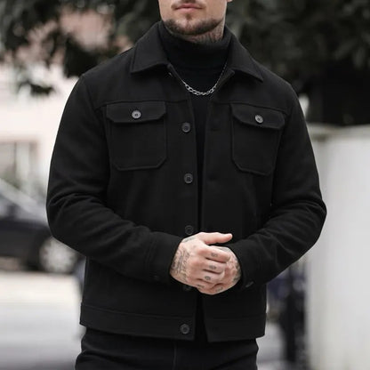 Casaco Masculino Lã Batida Cargo Broken Rules Preto Tam M