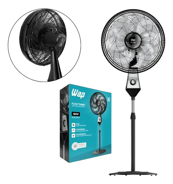 Ventilador de Coluna Wap Flow Turbo 50cm 180W 220V