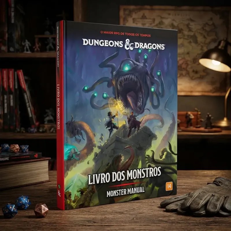 Livro Dungeons & Dragons Livro dos Monstros 5.5e