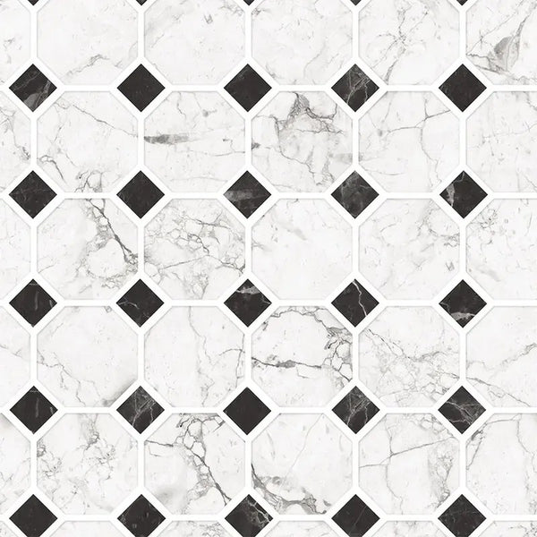 Adesivo de Parede Mármore Carrara Lavável 3m