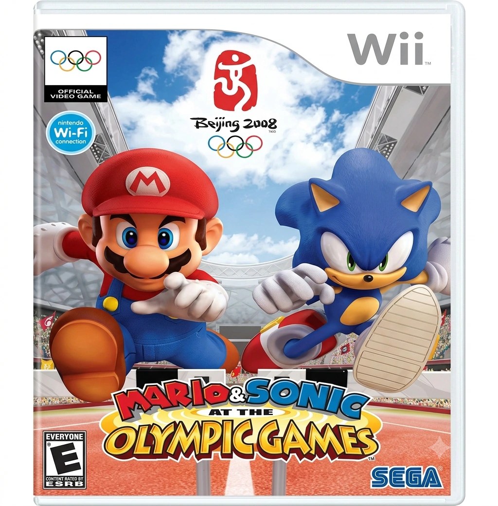 Mario & Sonic at the Olympic Games Nintendo Wii (Versão Japonesa)