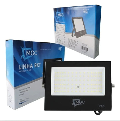 Refletor LED SMD RKT 200W Branco Frio