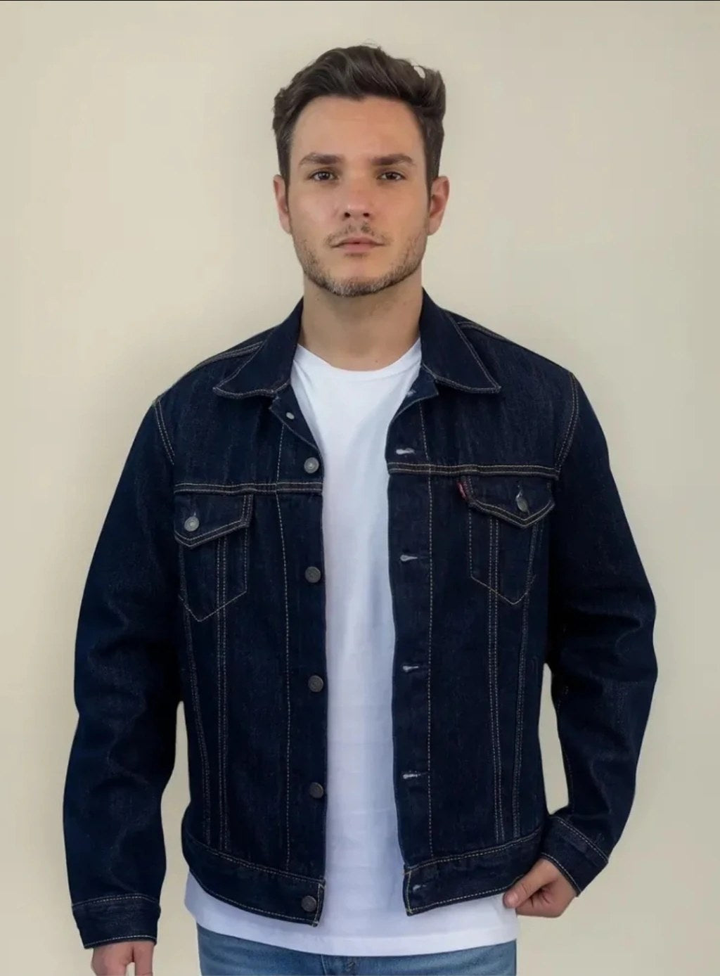 Jaqueta Jeans Levi's Masculina Trucker Tam. P