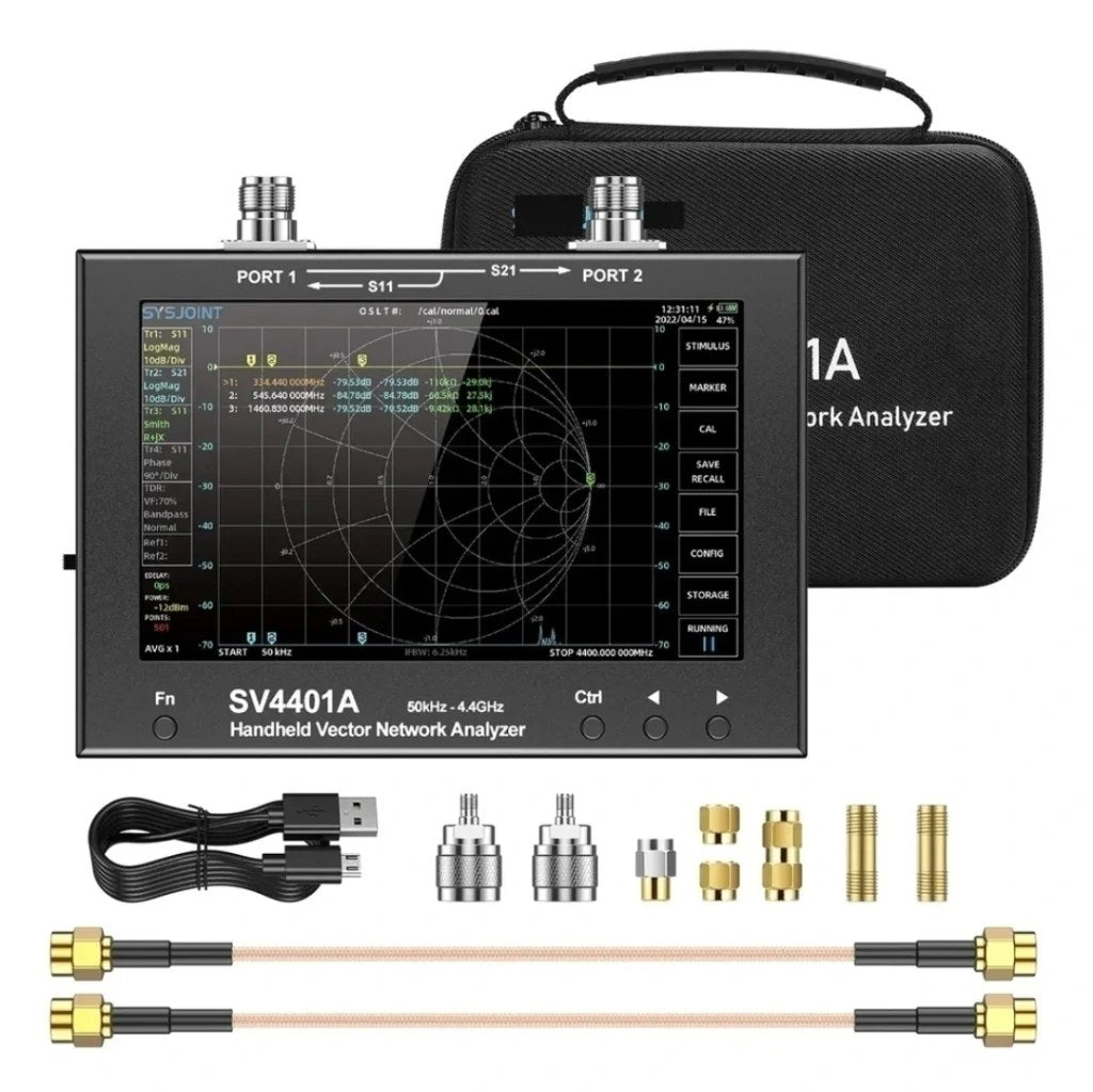 Analisador Vetorial de Redes SV4401A 50kHz-4.4GHz