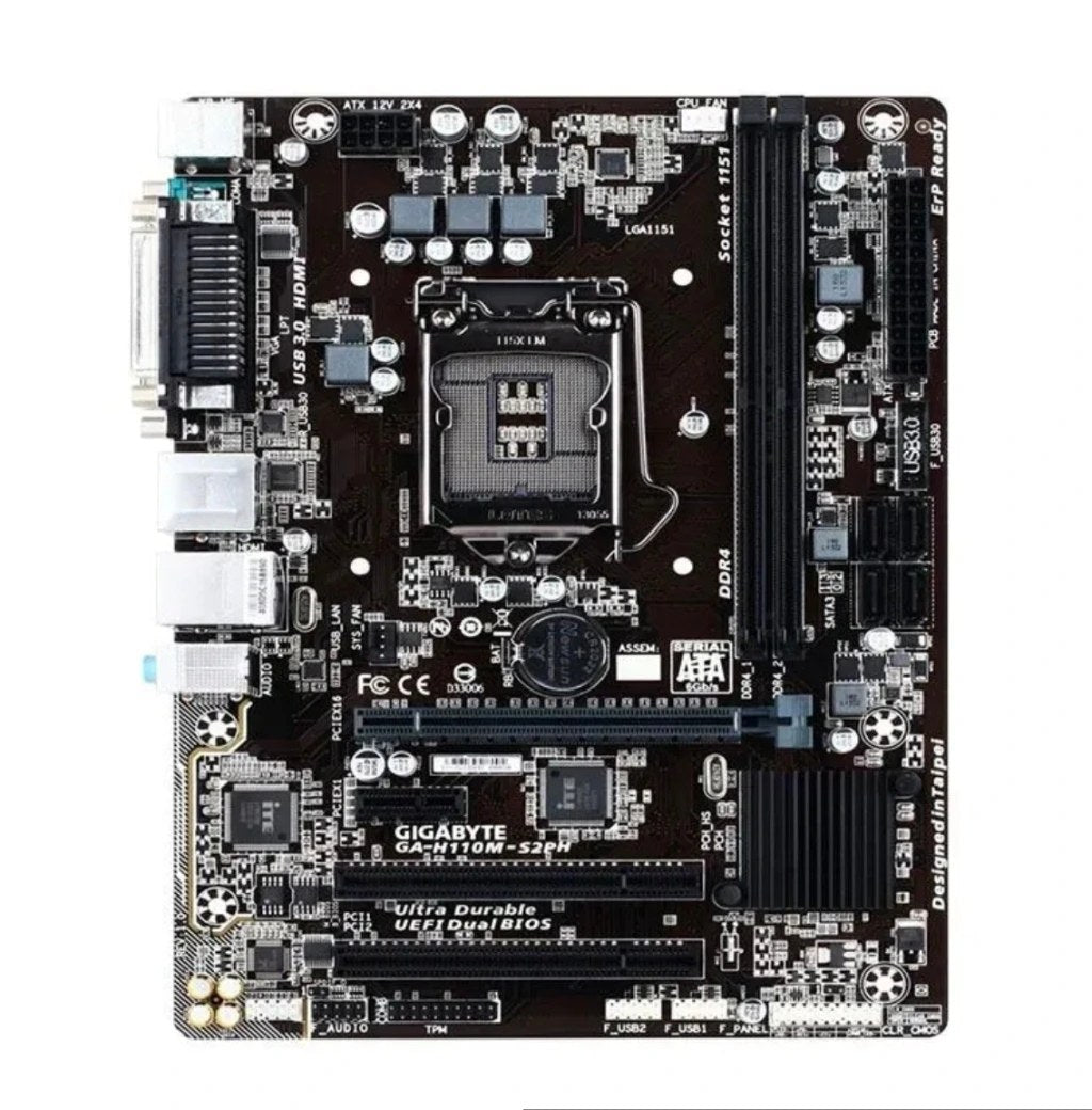Placa Mãe Gigabyte H110M-S2PH Intel H110 LGA1151 DDR4