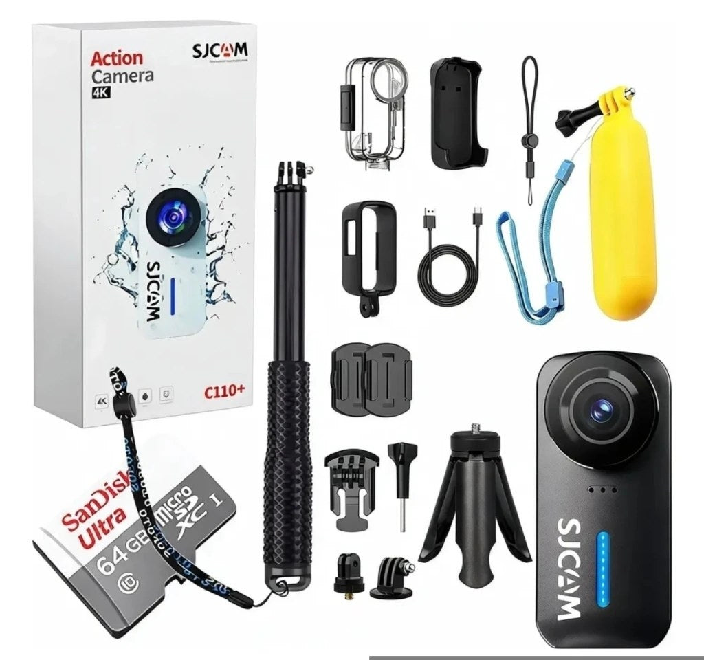 Câmera Esportiva SJCAM C110+ 4K com Estabilizador
