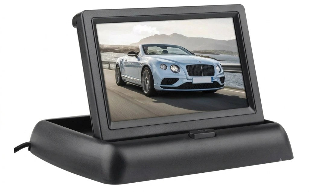 Monitor Veicular Retrátil 4.3 Polegadas LCD