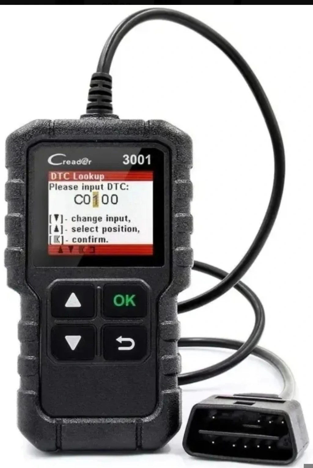 Scanner Automotivo CR3001 OBD2 Leitor de Código