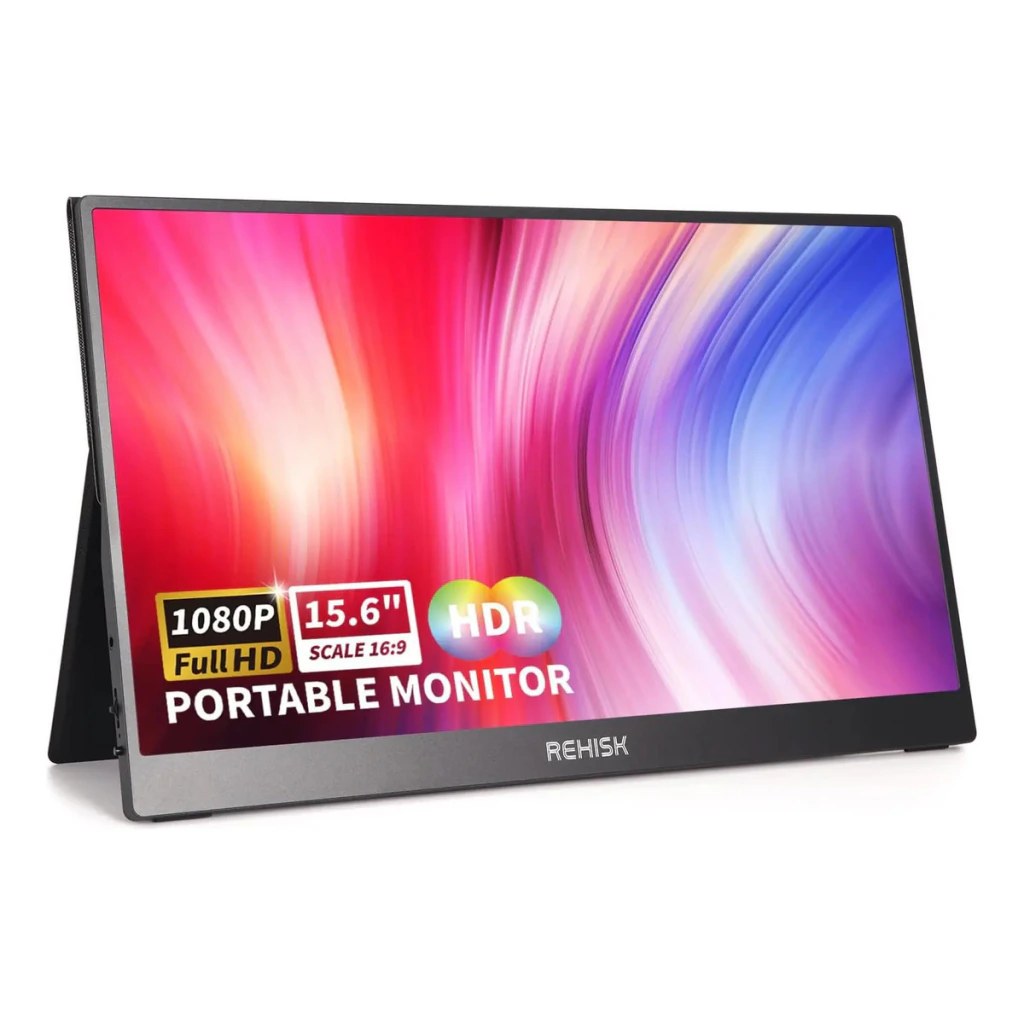 Monitor Portátil Rehisk RE-15.6FC 15,6 Polegadas Full HD