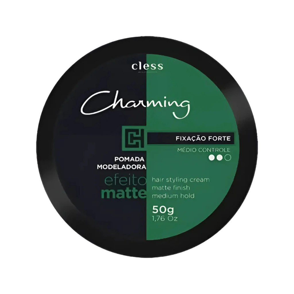 Pomada Modeladora Charming Efeito Matte Fixação Forte