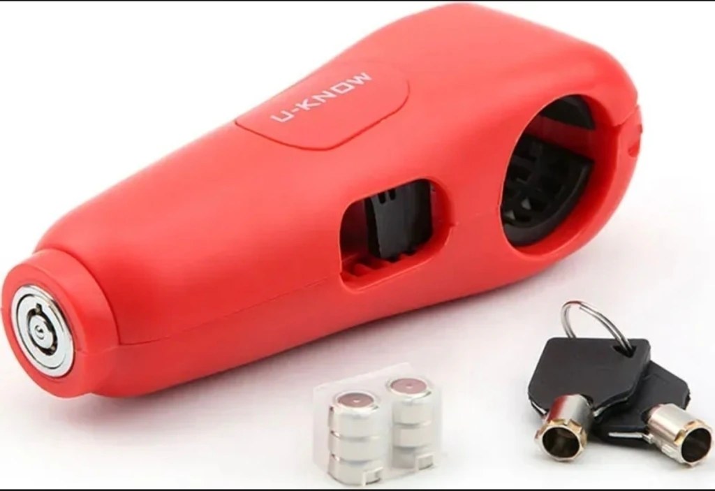 Trava de Manete com Alarme Sonoro para Moto