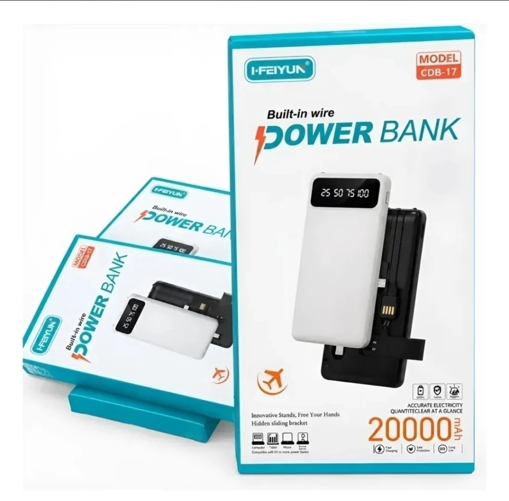 Carregador Portátil Power Bank I-Feiyun CDB-17 20000mAh