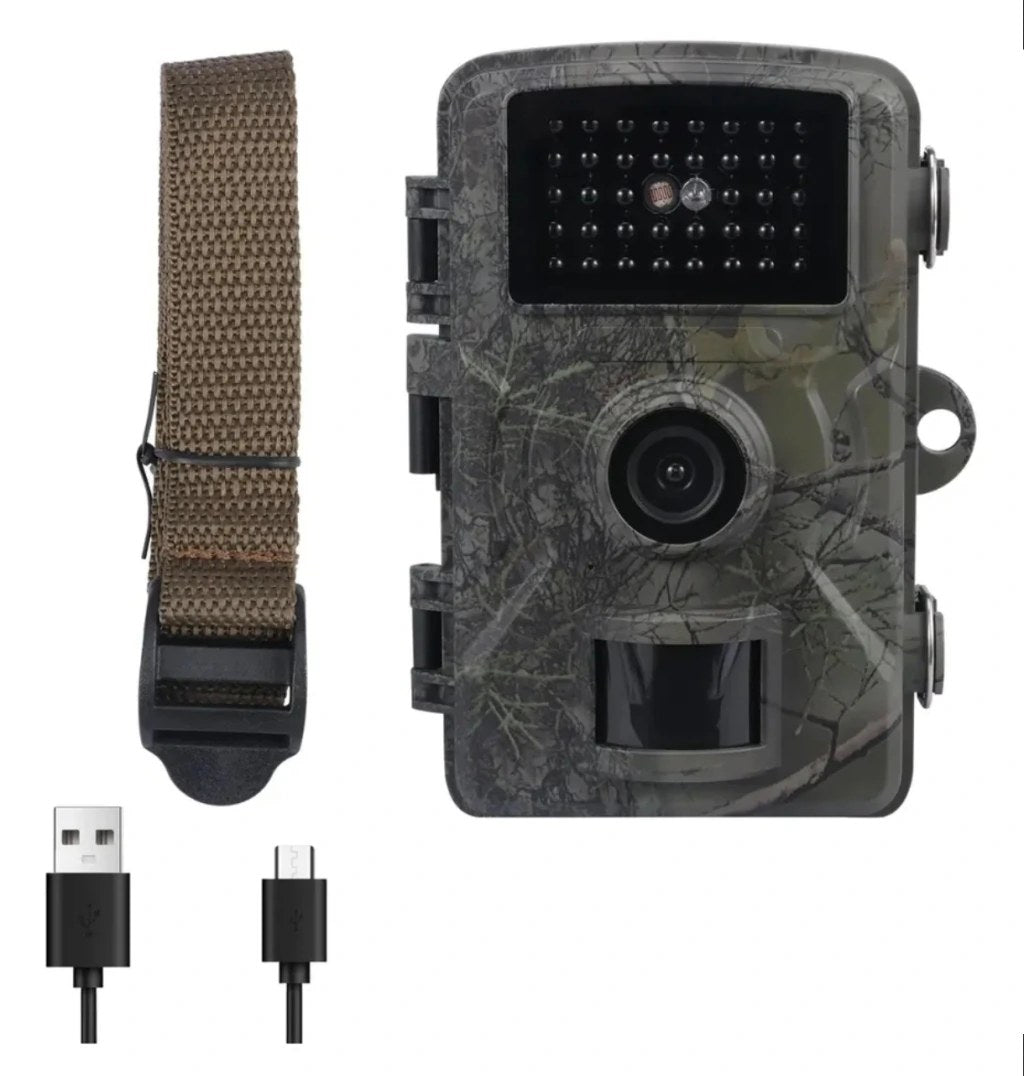 Câmera de Trilha Camuflada 16MP 1080p Visão Noturna IP66